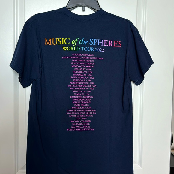 Coldplay 2022 Tour T Shirt - Picture 2 of 2